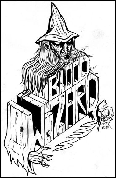 blood wizard design