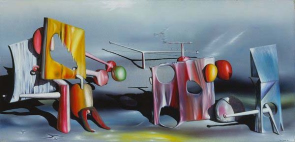 reply to red by yves tanguy